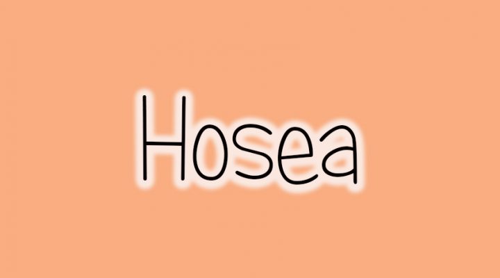 Old Testament Survey: Hosea
