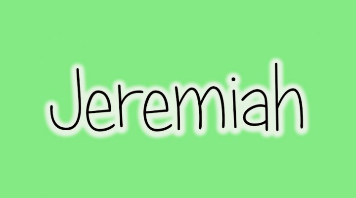 Old Testament Survey: Jeremiah