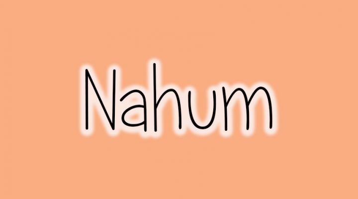 Old Testament Survey: Nahum